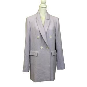 Halogen x Atlantic-Pacific blazer, Purple Secret, large, NWT, classic, corpcore